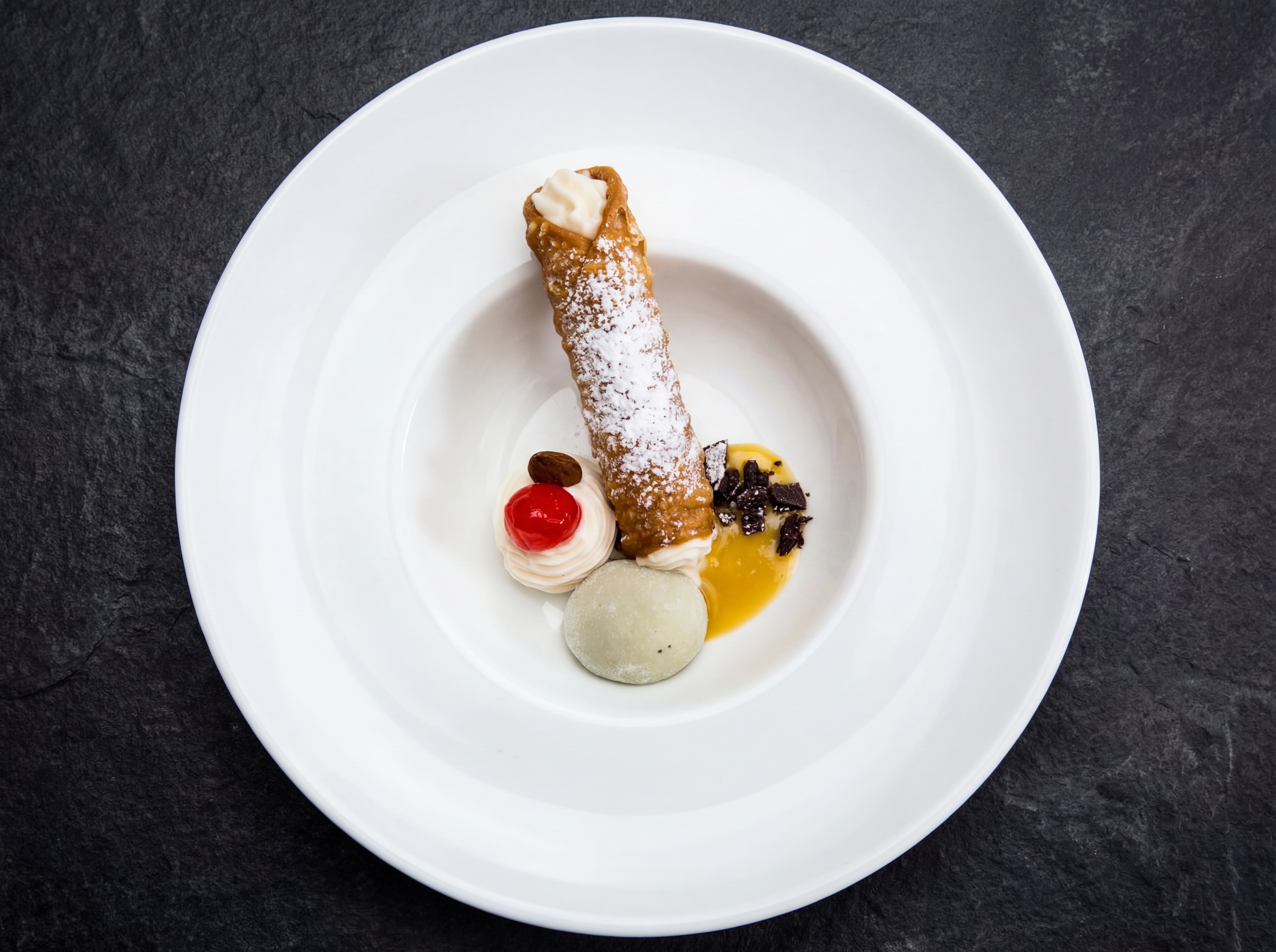 Cannolo dall'alto